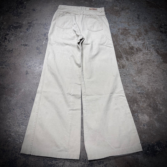 Vintage 70s/80s Brittania Wide Leg Baggy Bell Bottom Chino Pants