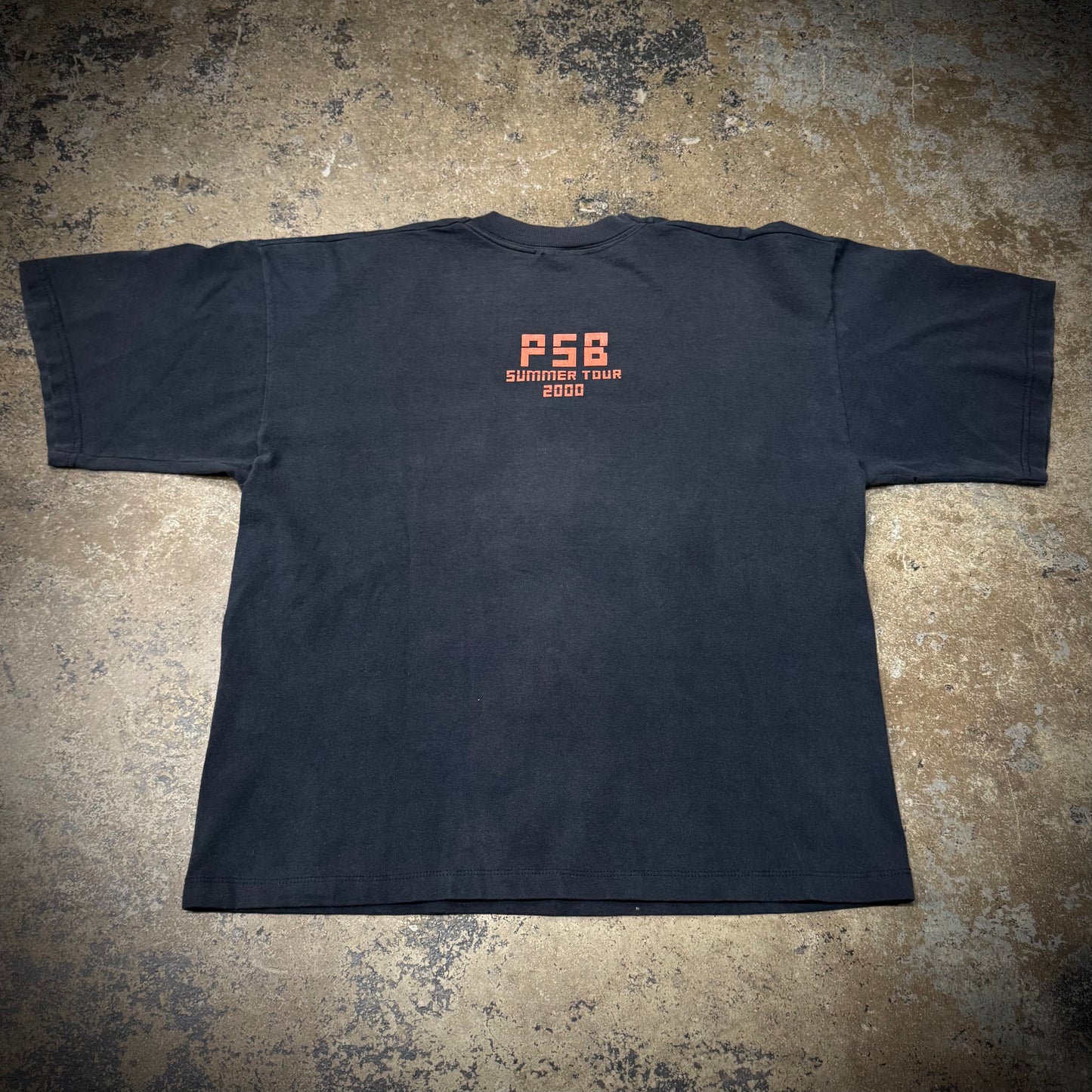 Vintage 2000 Pet Shop Boys Faded Black Band Tee