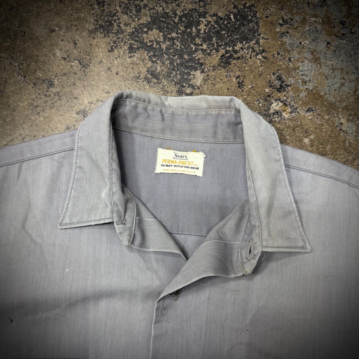 Vintage 60s/70s Distressed Big Mac Work Shirt