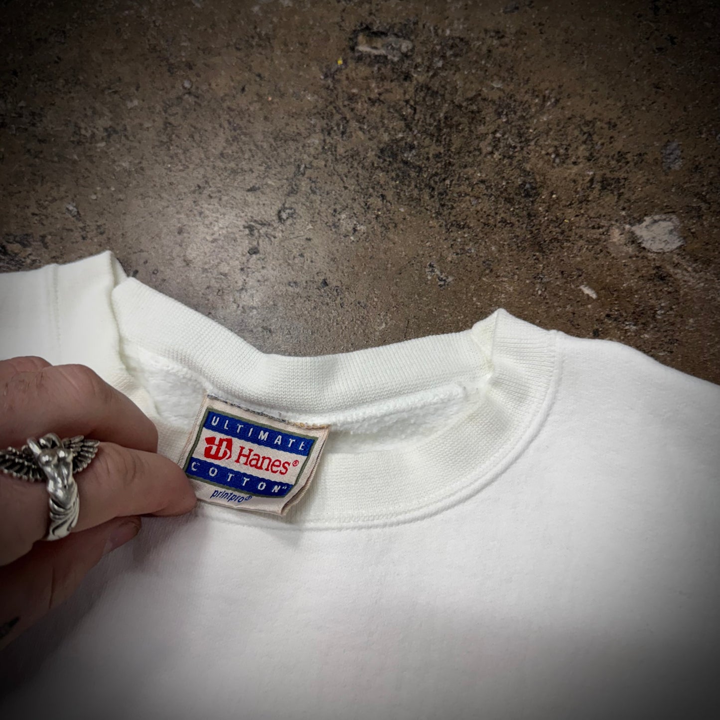 Vintage 90s Richardology Study of Dick Embroidered Heavy Cotton Crewneck Sweatshirt