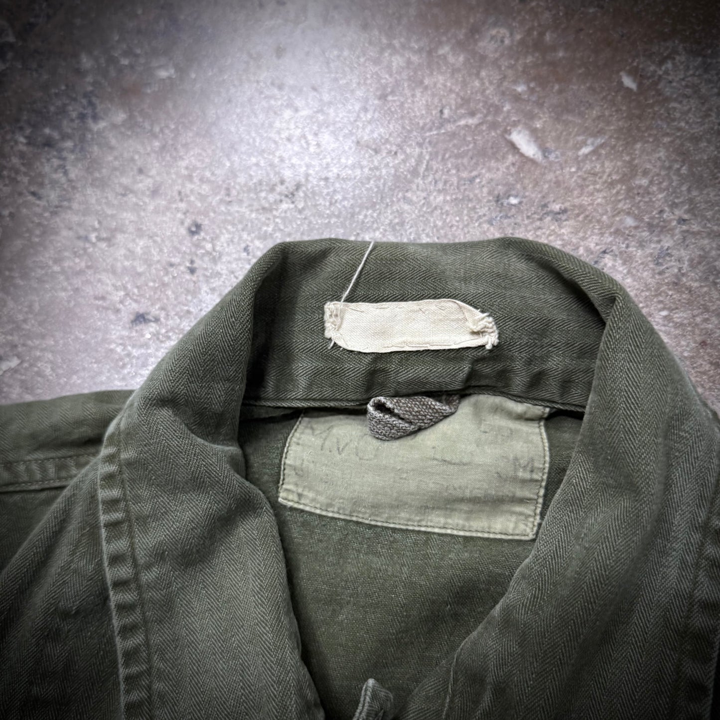 Vintage 60s/70s HBT 2 Pocket Military Shirt