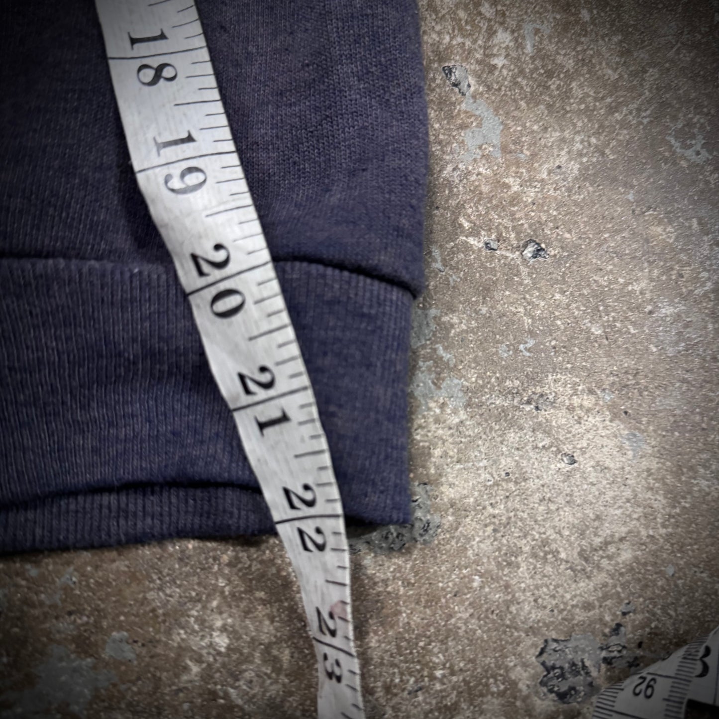 Vintage 70s Dickies Faded Navy Blue Raglan Sweatshirt