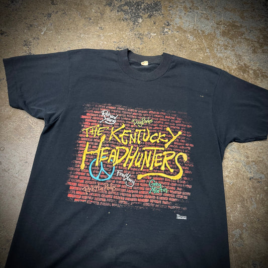 Vintage The Kentucky Headhunters Pickin’ on Nashville Band Tee