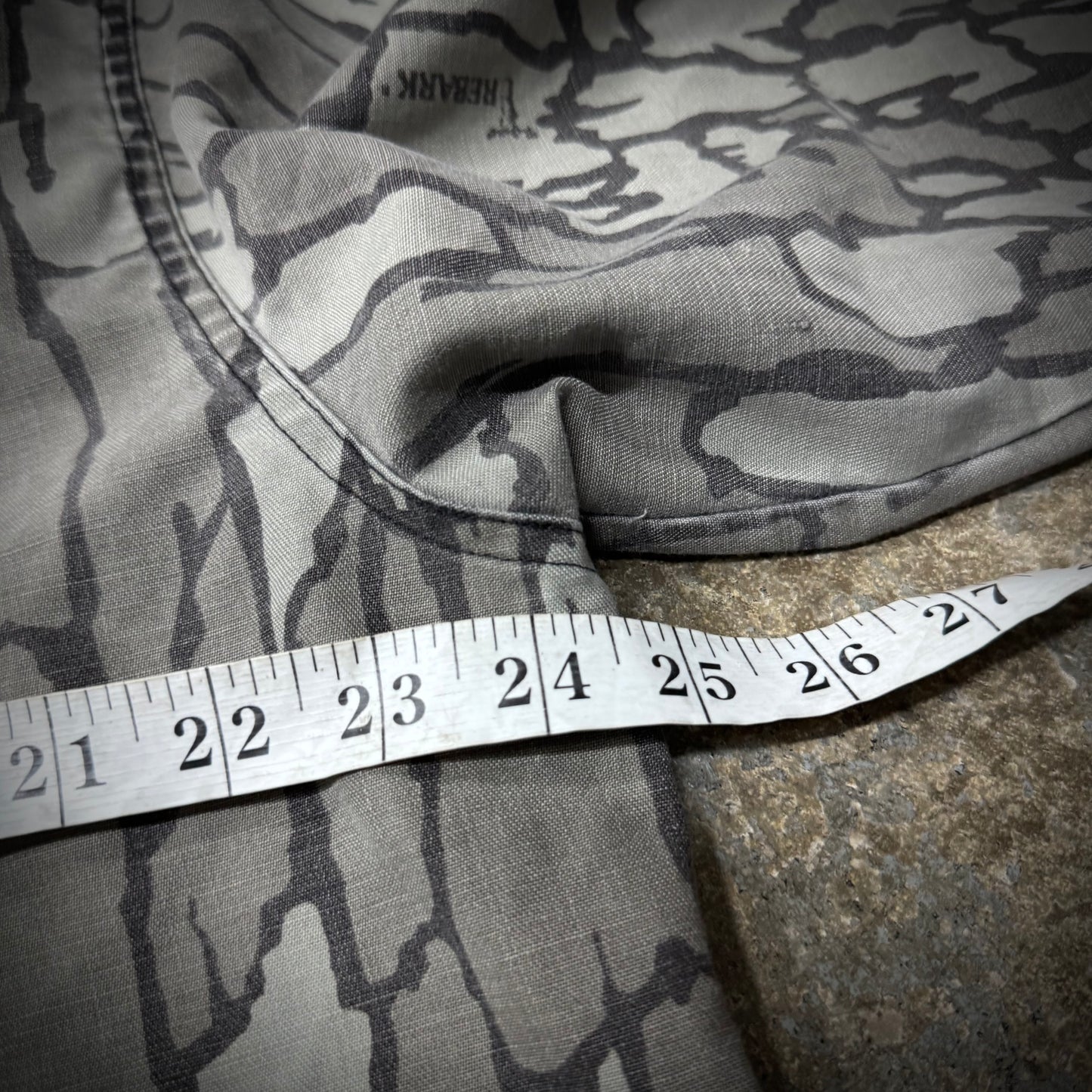 Vintage 60s/70s Concrete Grey Zip Up Camo Chore Jacket