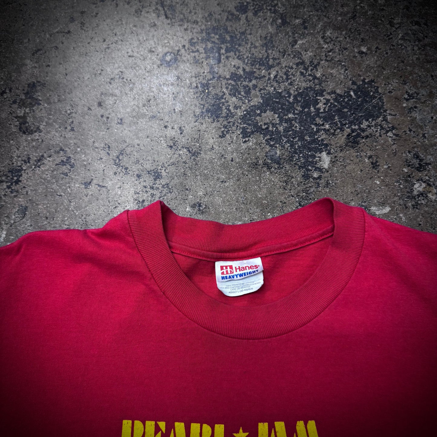 Vintage 1998 Pearl Jam Tour Band T Shirt
