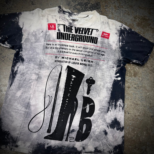 Vintage 90s Distressed & Repaired Velvet Underground Mosquitohead Band Tee