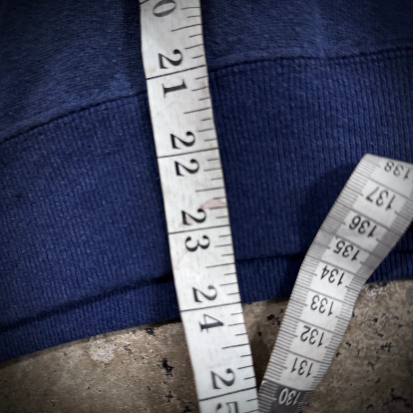 Vintage 70s/80s Faded Navy Blank Raglan Sweatshirt