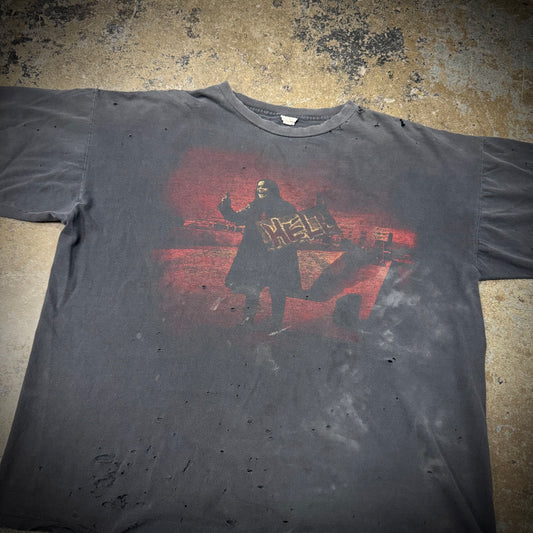 Vintage 1998 Ozzy Osbourne He’ll Thrashed Faded Black Band Tee