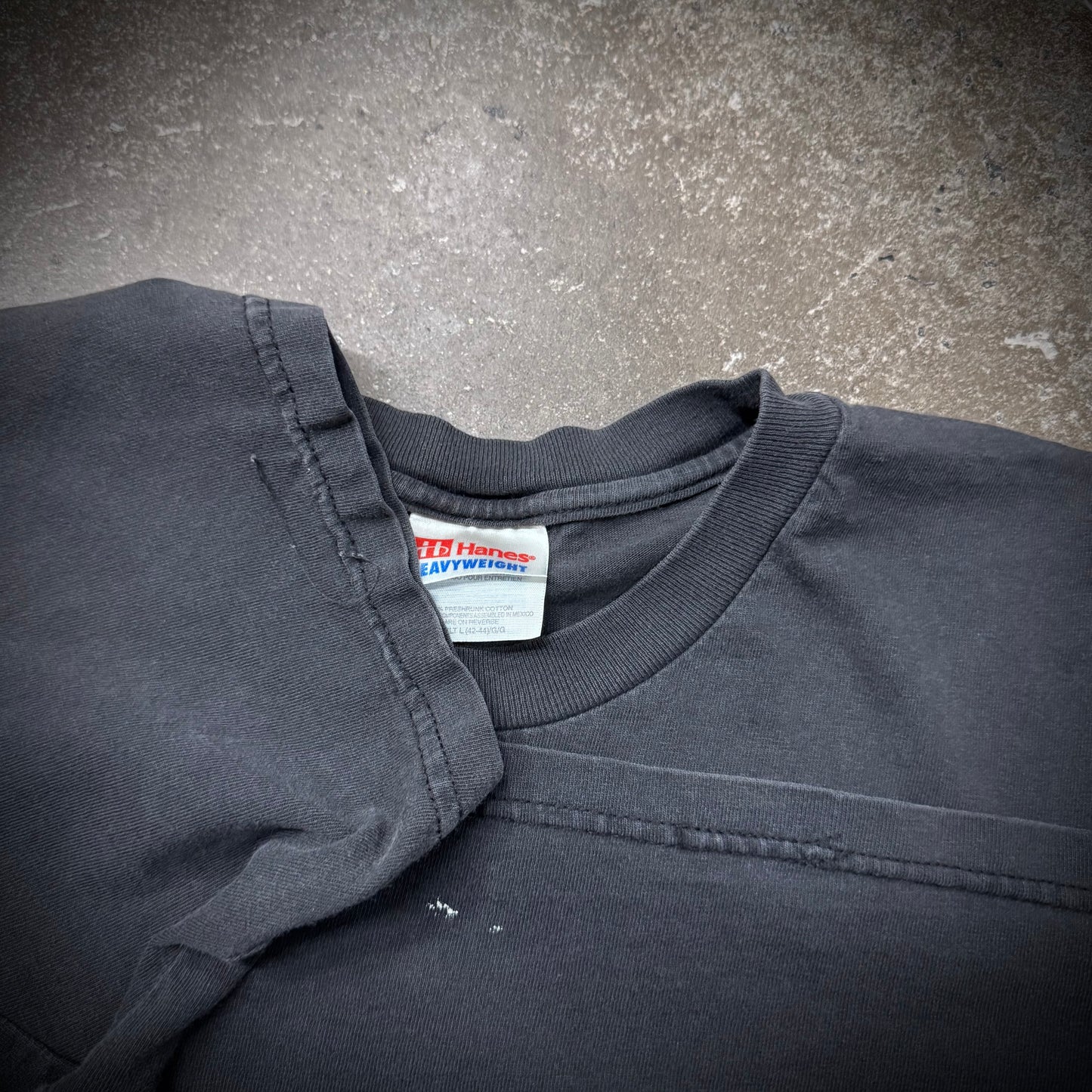 Vintage 2002 The B-52’s Nude on the Moon Tour Faded Black Repaired Band Tee