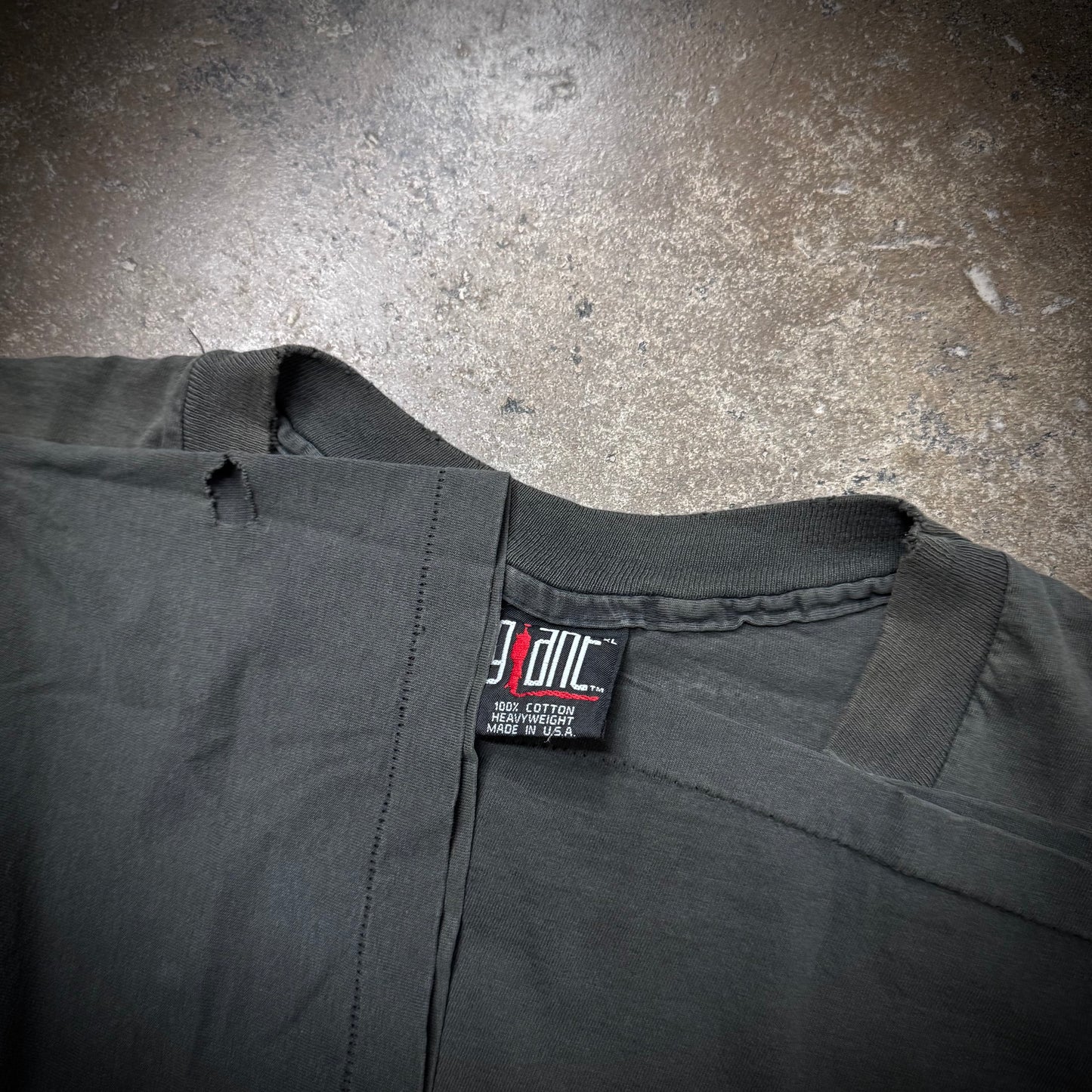 Vintage 1992 Danzig III How the Gods Kill Dirty Black Summer Tour Distressed Faded Black Band Tee