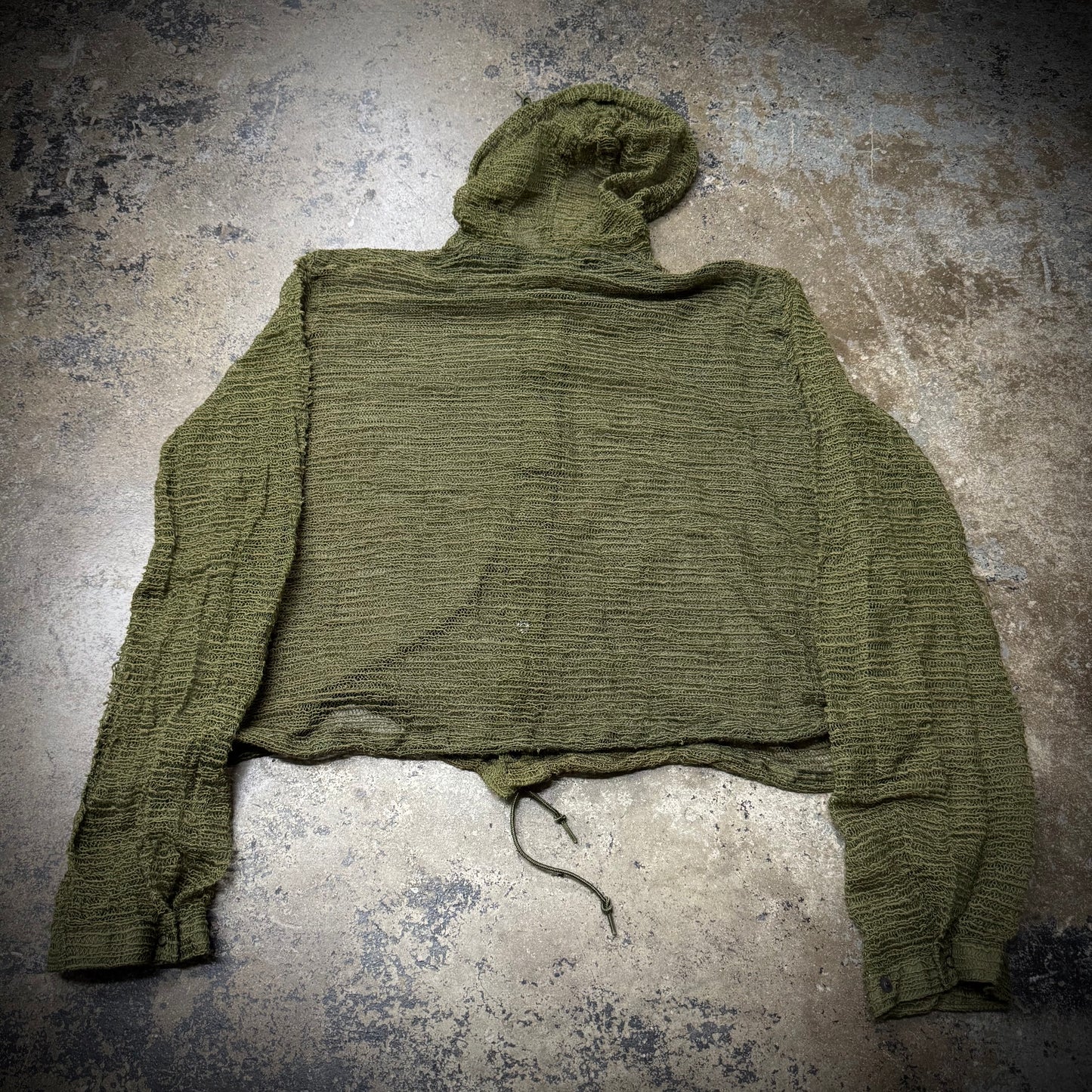 Vintage US Military Hooded Mosquito Net Jacket