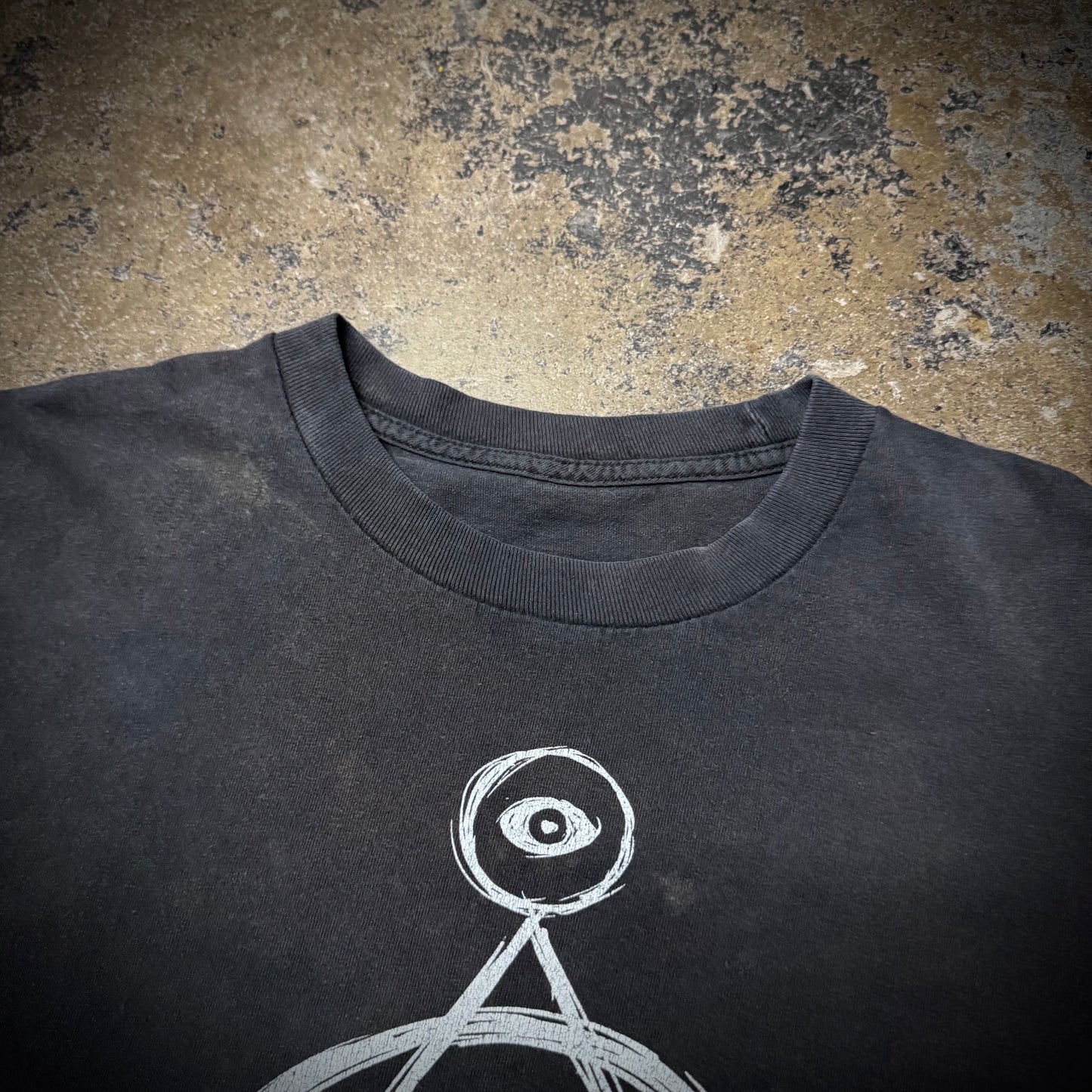 Vintage 00s Panic at the Disco Faded Black Band Tee