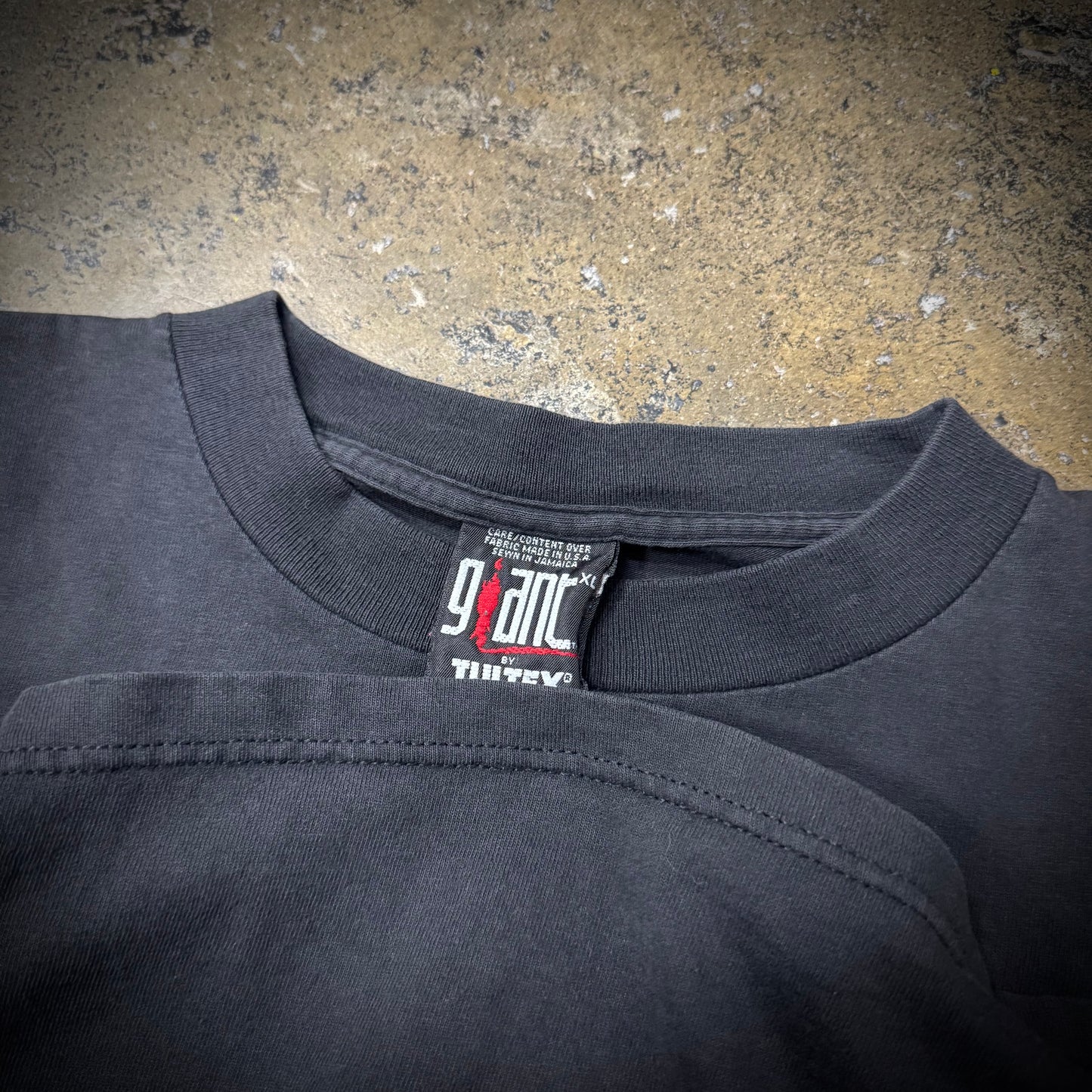 Vintage 90s TOOL The Embrace Ramiro Rodriguez Caduceus Repaired Faded Black L/S Band Tee