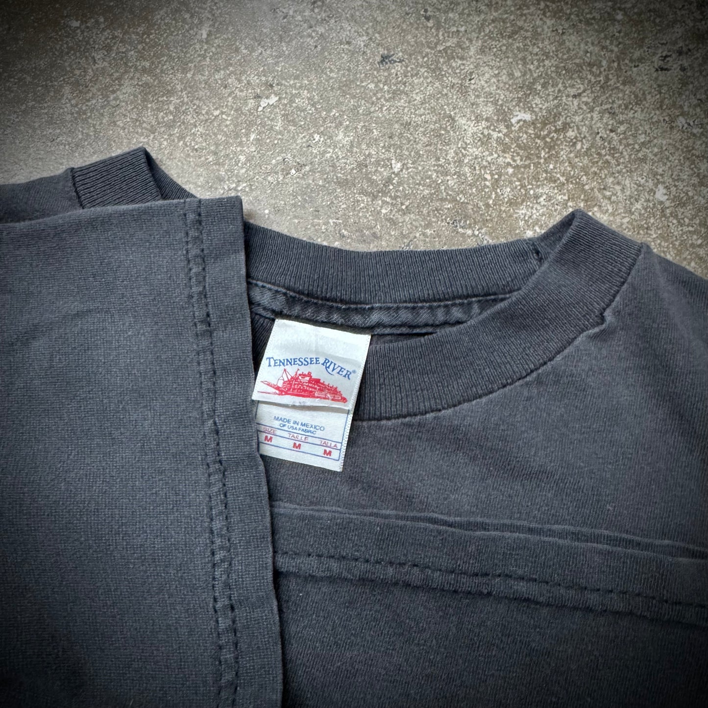 Vintage System of a Down Saddam and Bush Faded Black Band Tee