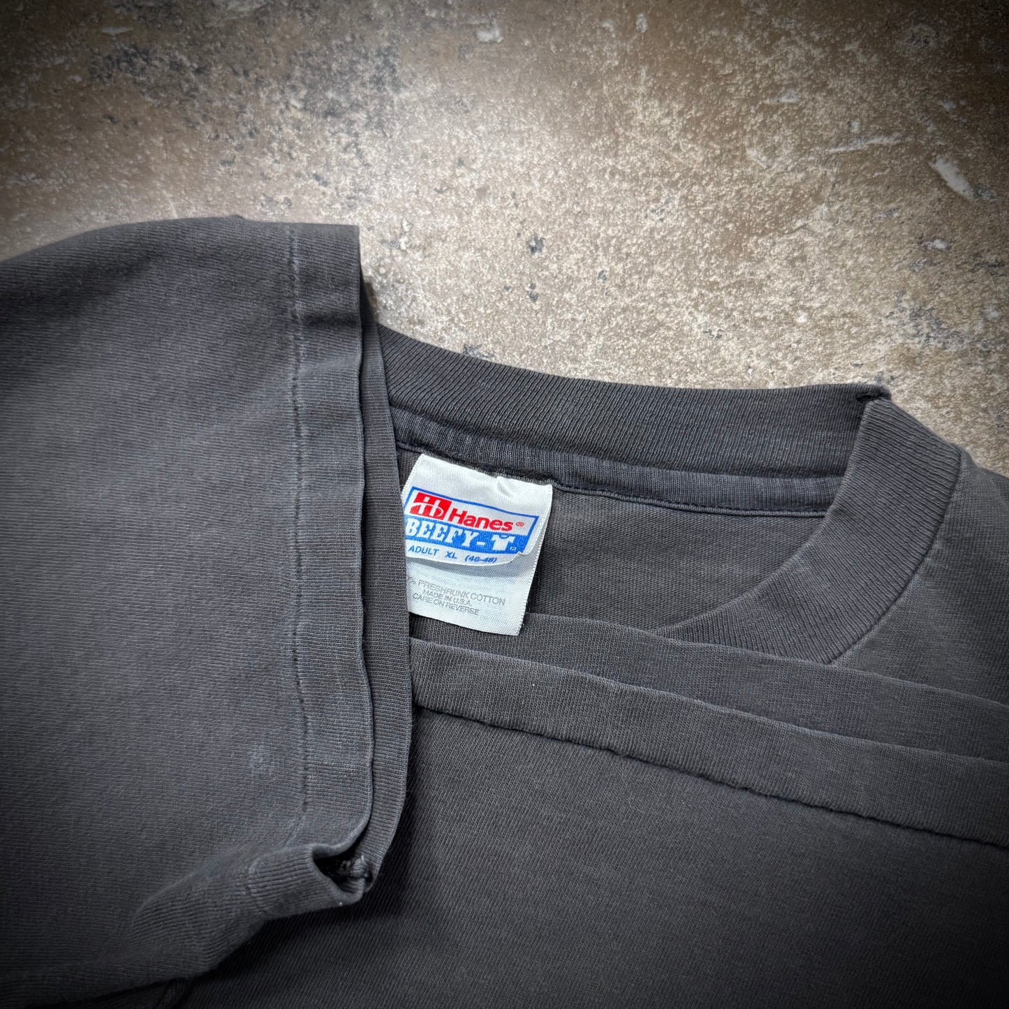 Vintage 90s Faded Black Jade Chinese Character T-Shirt