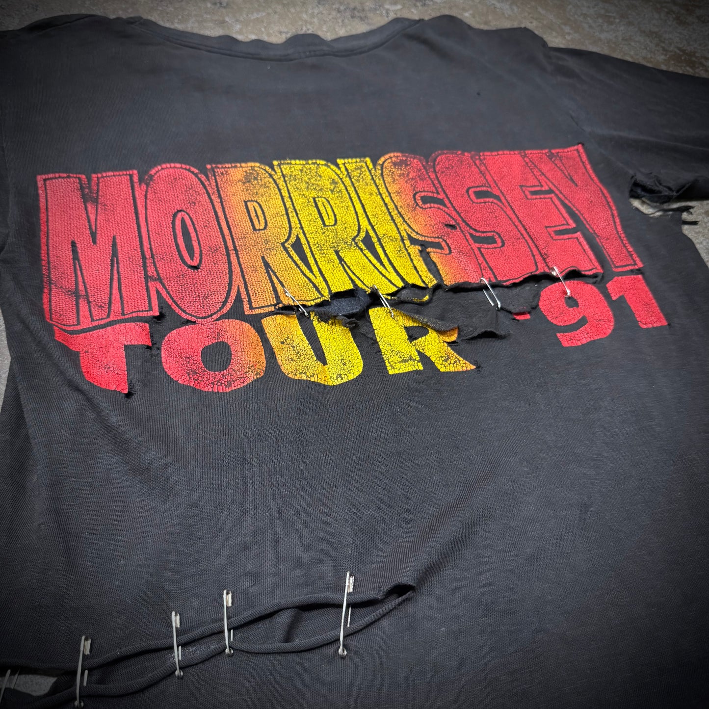 Vintage 1991 Morrissey Thrashed Band Tee