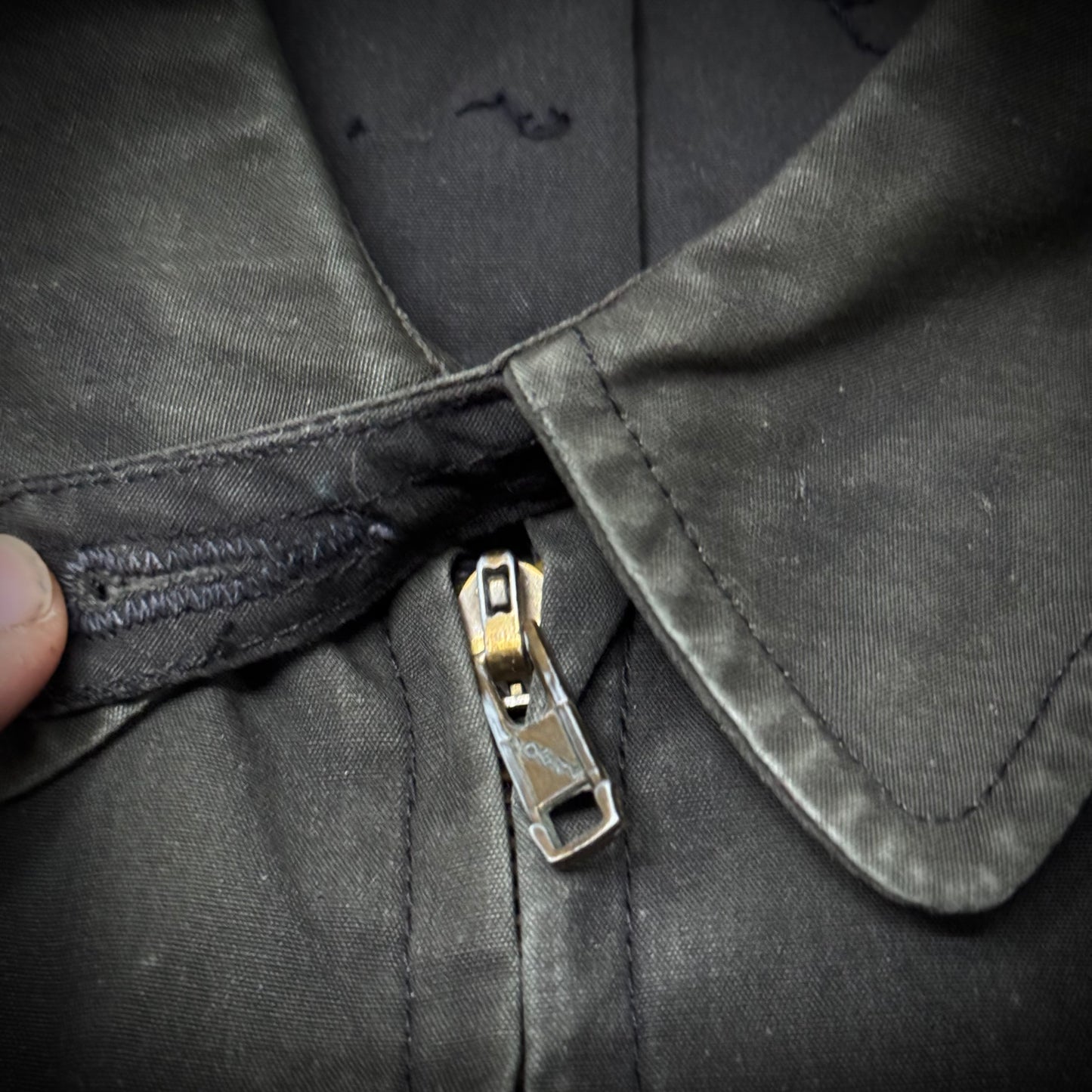 Vintage 70s US Military Jacket with Punk and Ska Band Patches