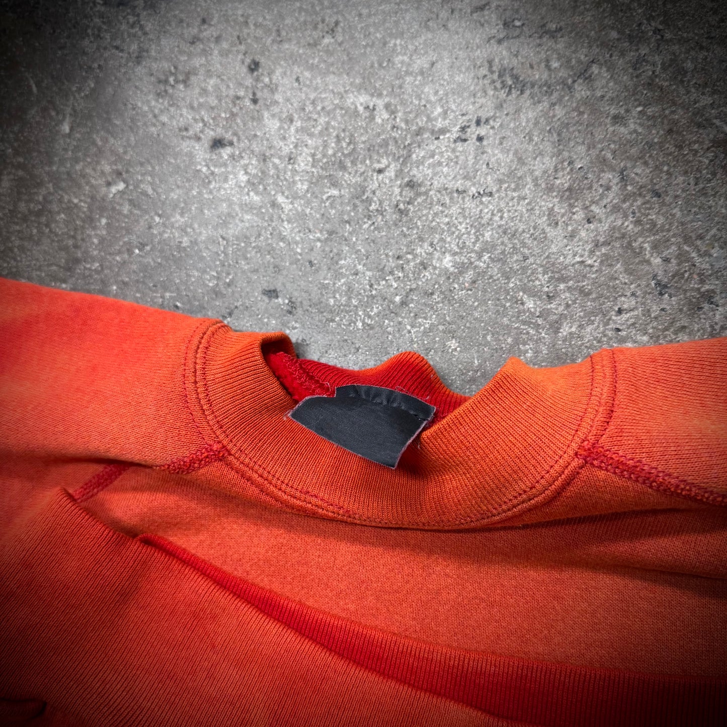 Vintage 80s Faded Red Raglan Sweatshirt