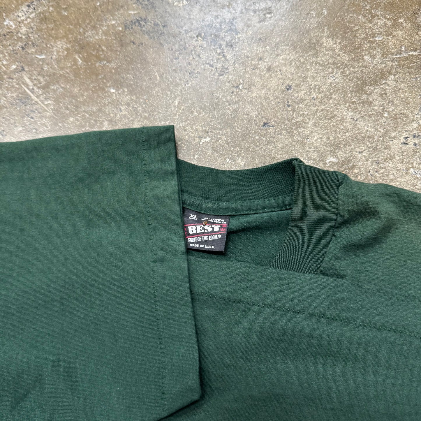 Vintage 90s Pale Divine Faded Green Band Tee