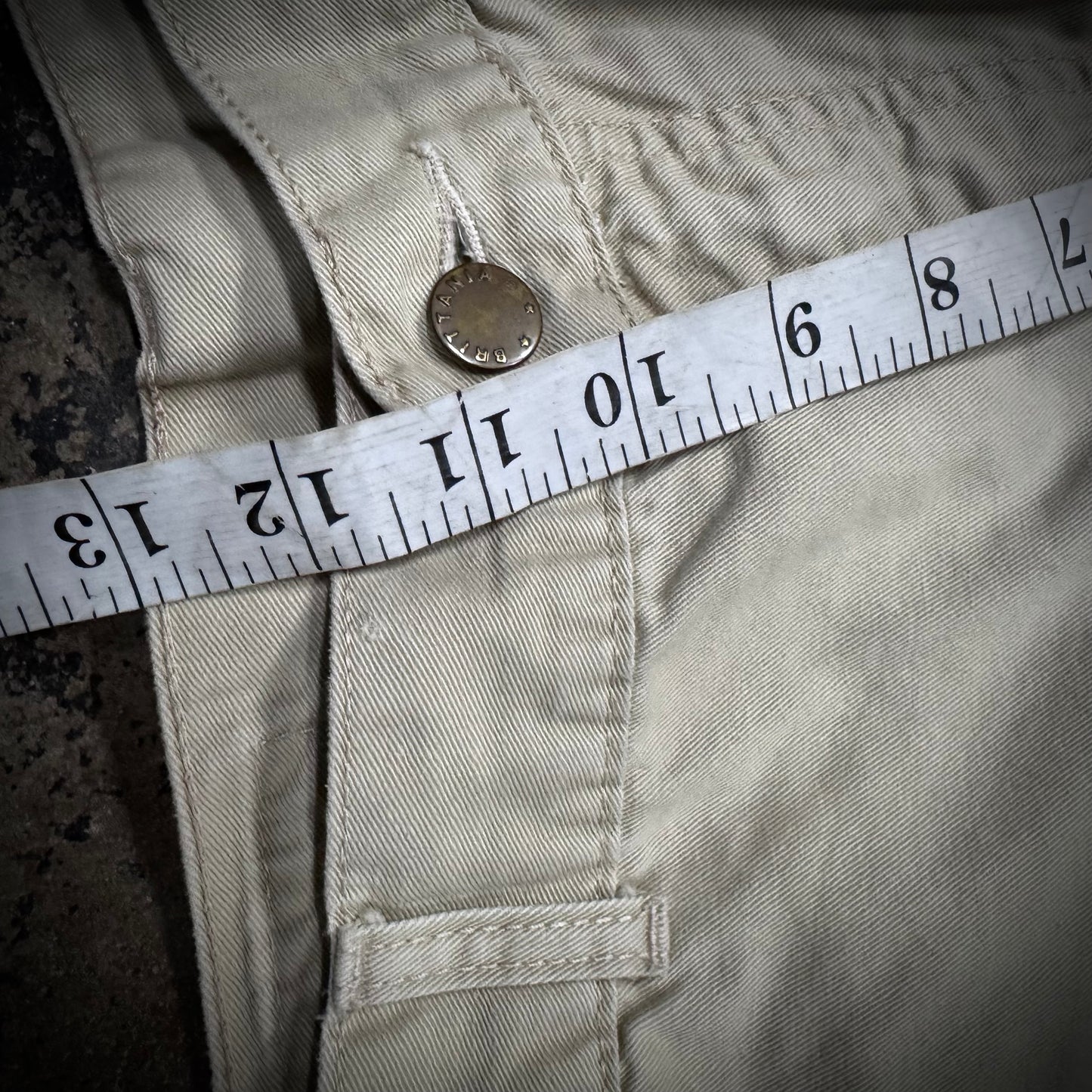 Vintage 70s/80s Brittania Wide Leg Baggy Bell Bottom Chino Pants