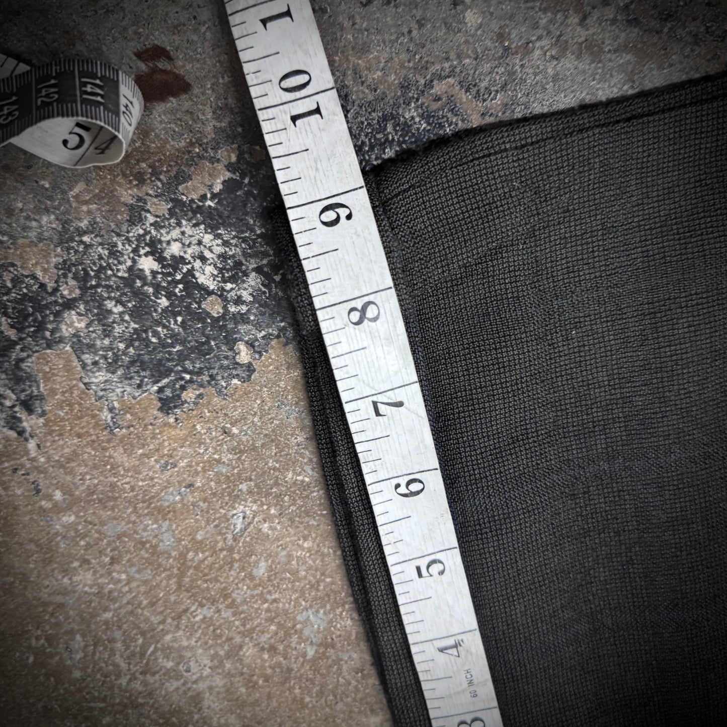 Vintage 60s Shadow Plaid Twill Trousers