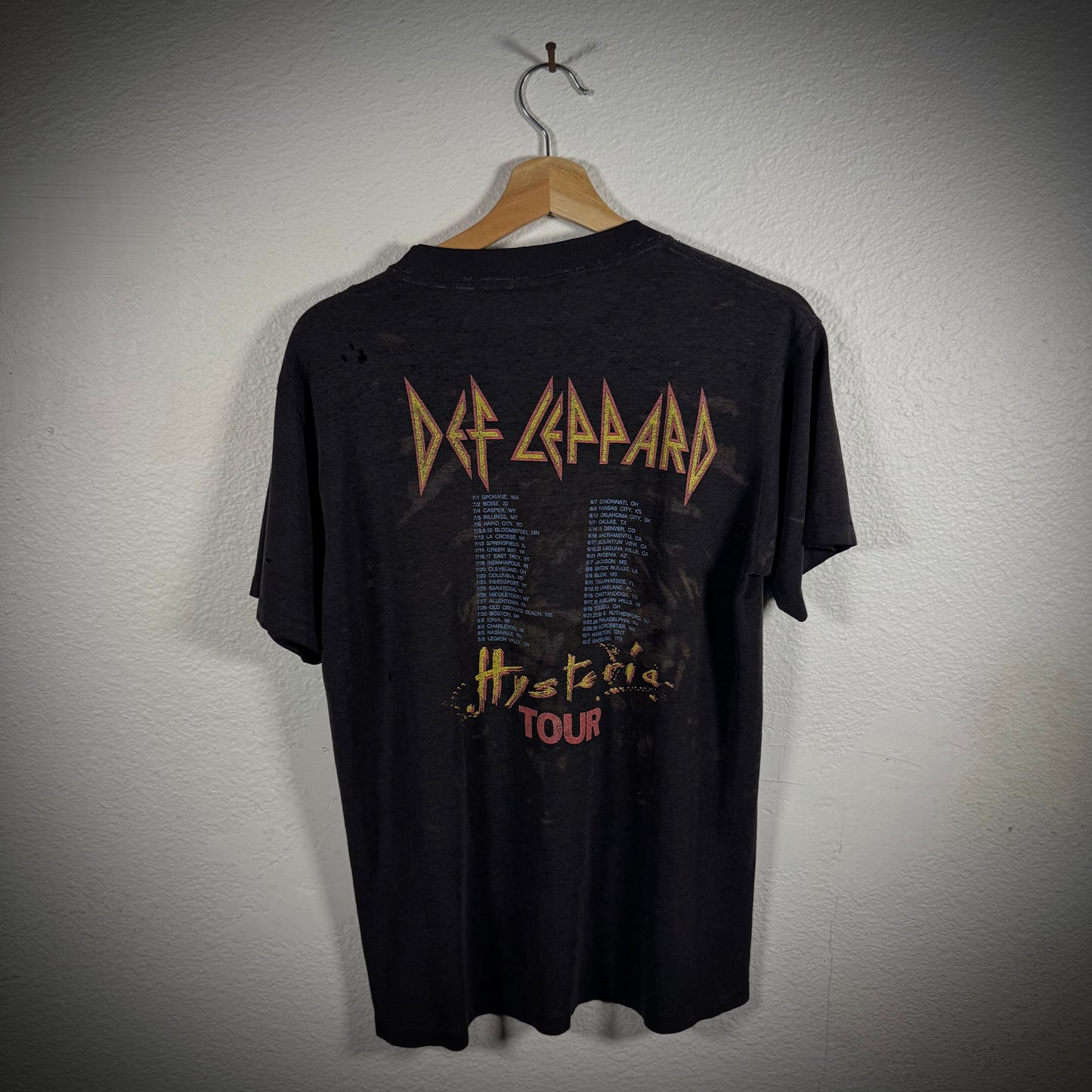 Vintage Def Leppard Hysteria Paper Thin Band Tee