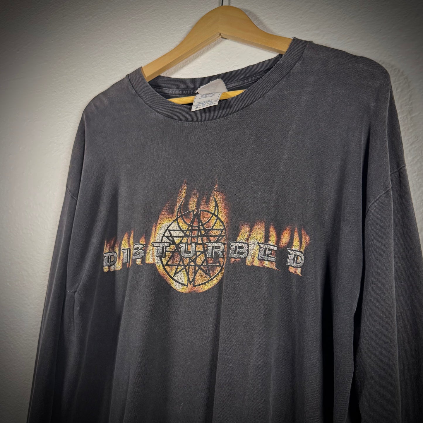 Vintage Disturbed Distressed L/S Band Tee