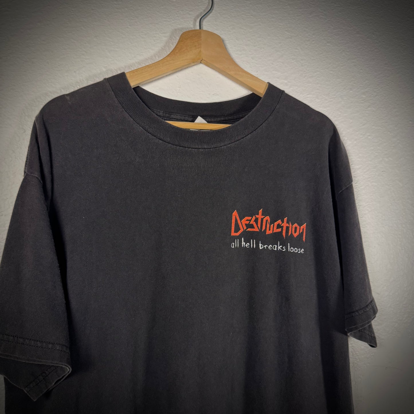 Vintage Destruction All Hell Breaks Loose Band Tee