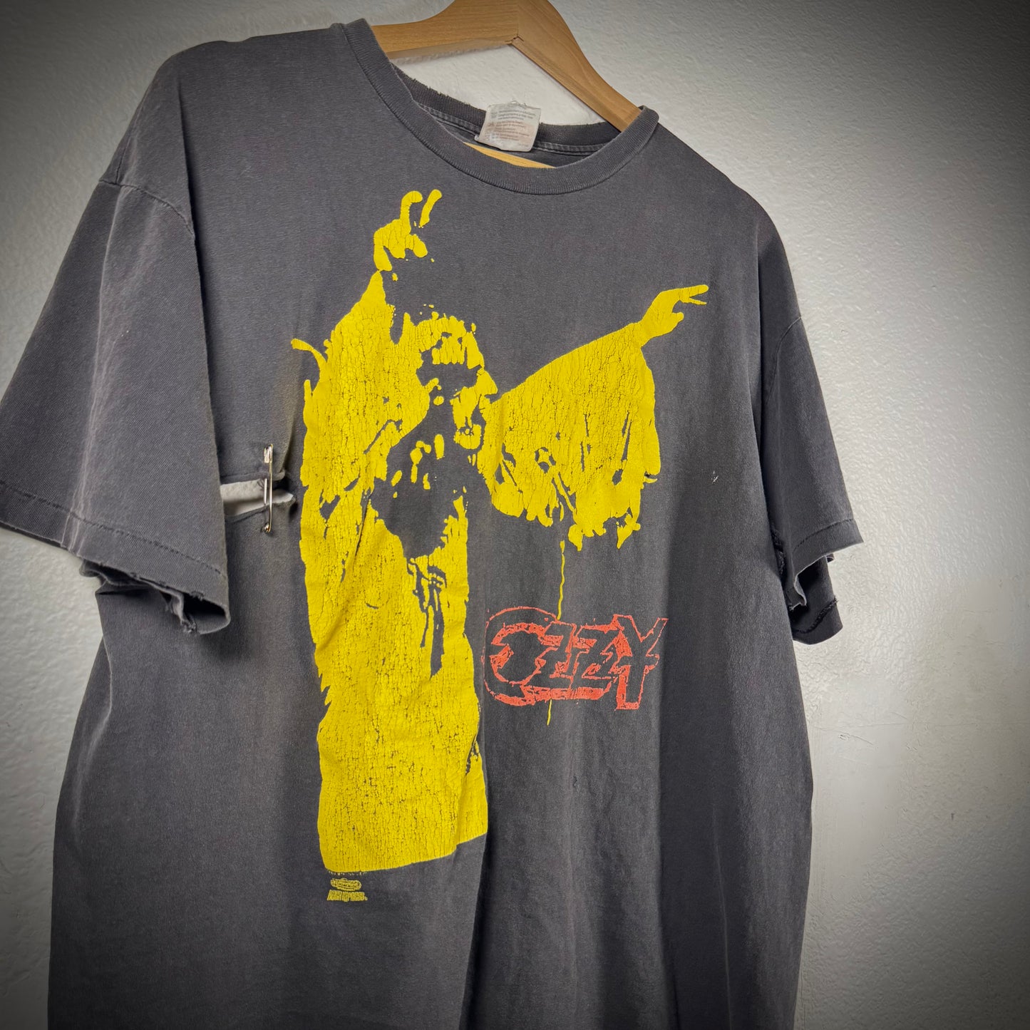 Vintage Ozzy Rules Ozzy Osbourne Distressed Band Tee