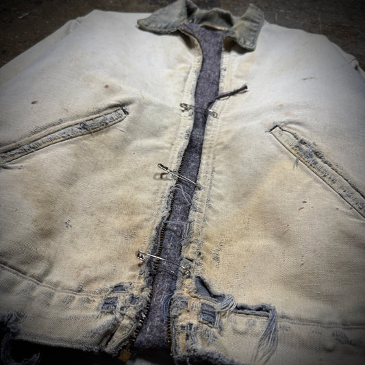 True Vintage Thrashed Montgomery Ward Denim Jacket