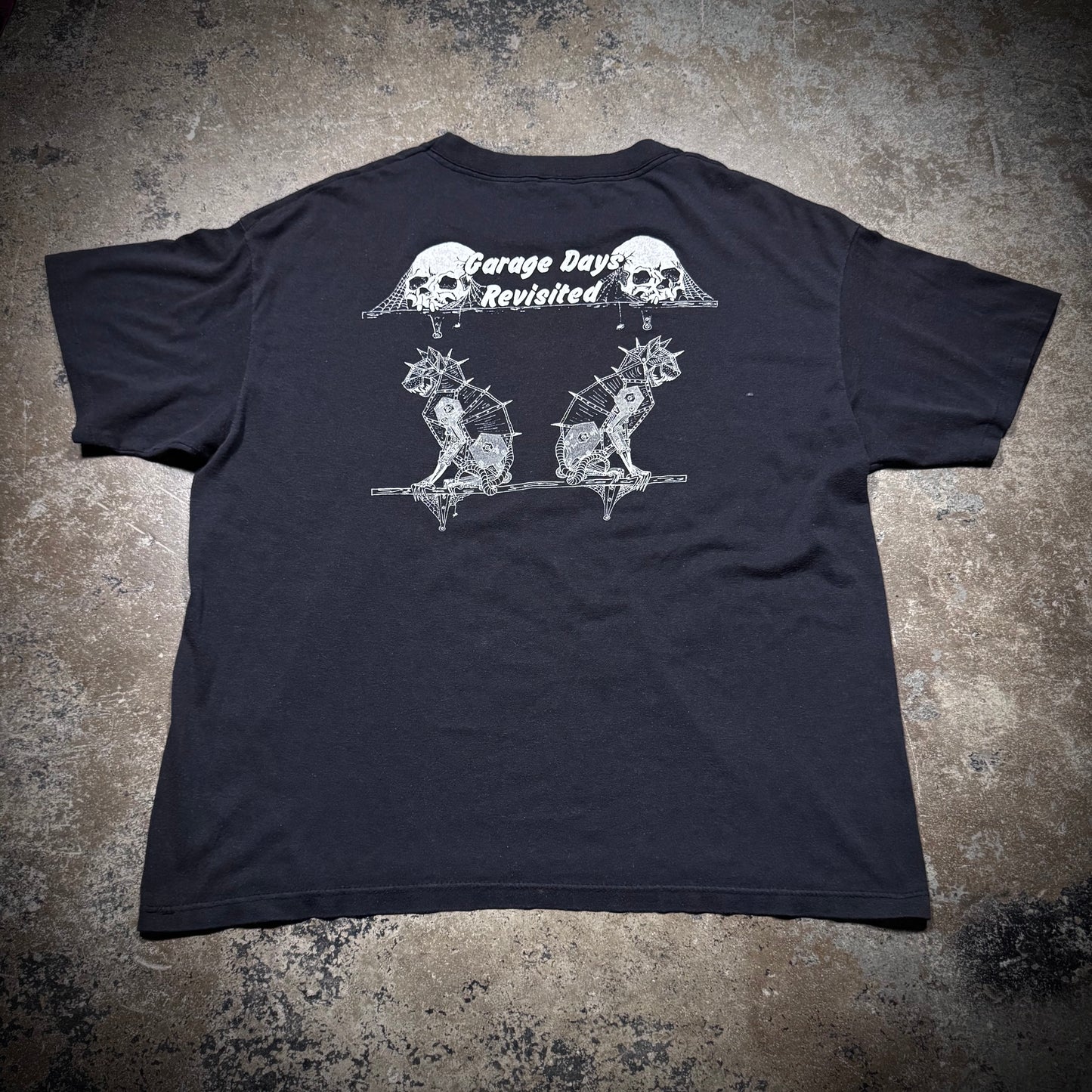 Vintage 80s Metallica Metallikatz Paper Thin Band Tee