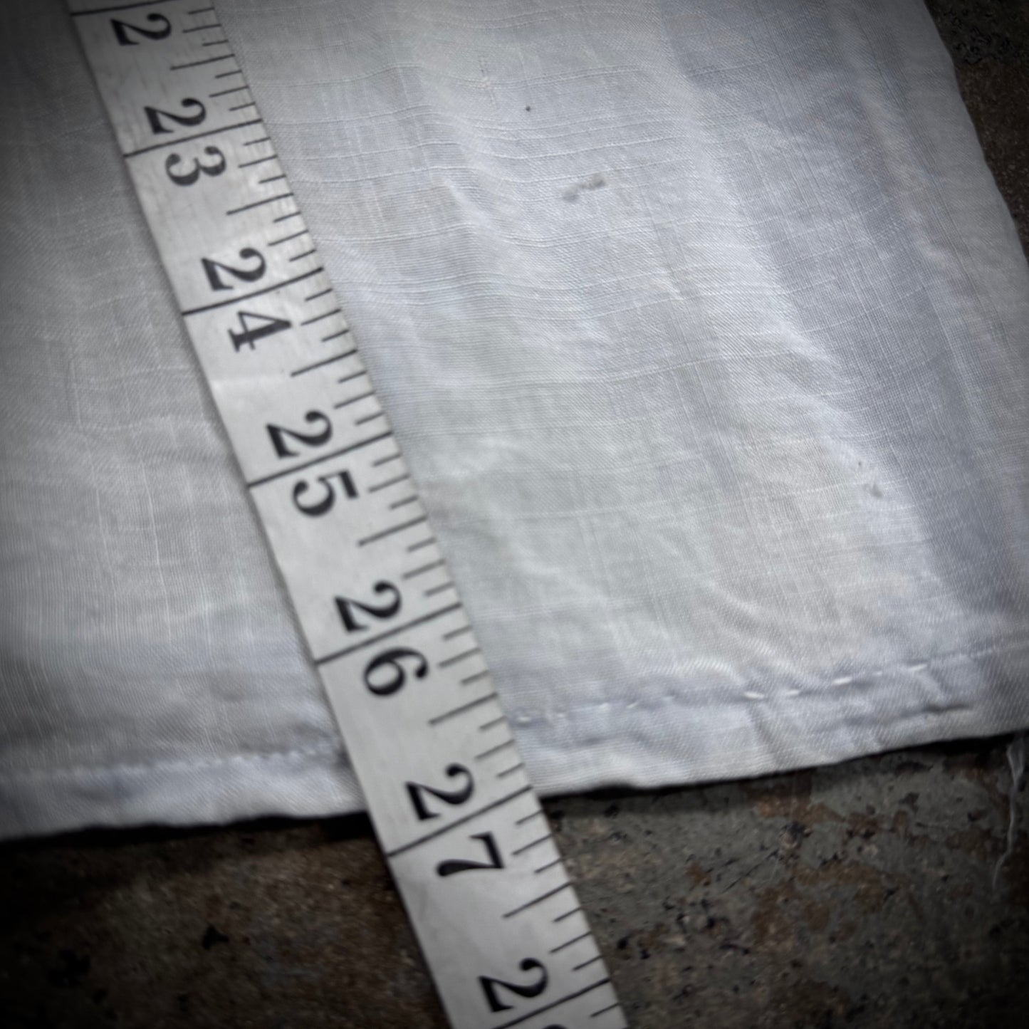 Vintage 50s Thrashed & Repaired Chambray Button Up Work Shirt