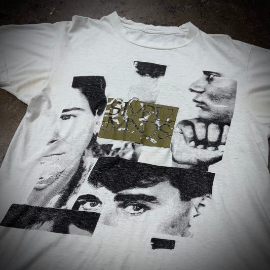 Vintage 80s/90s Simple Minds Distressed Paper Thin New Wave Band Tee
