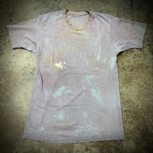 Vintage 80s/90s Bleach Stained Distressed Blank Tee