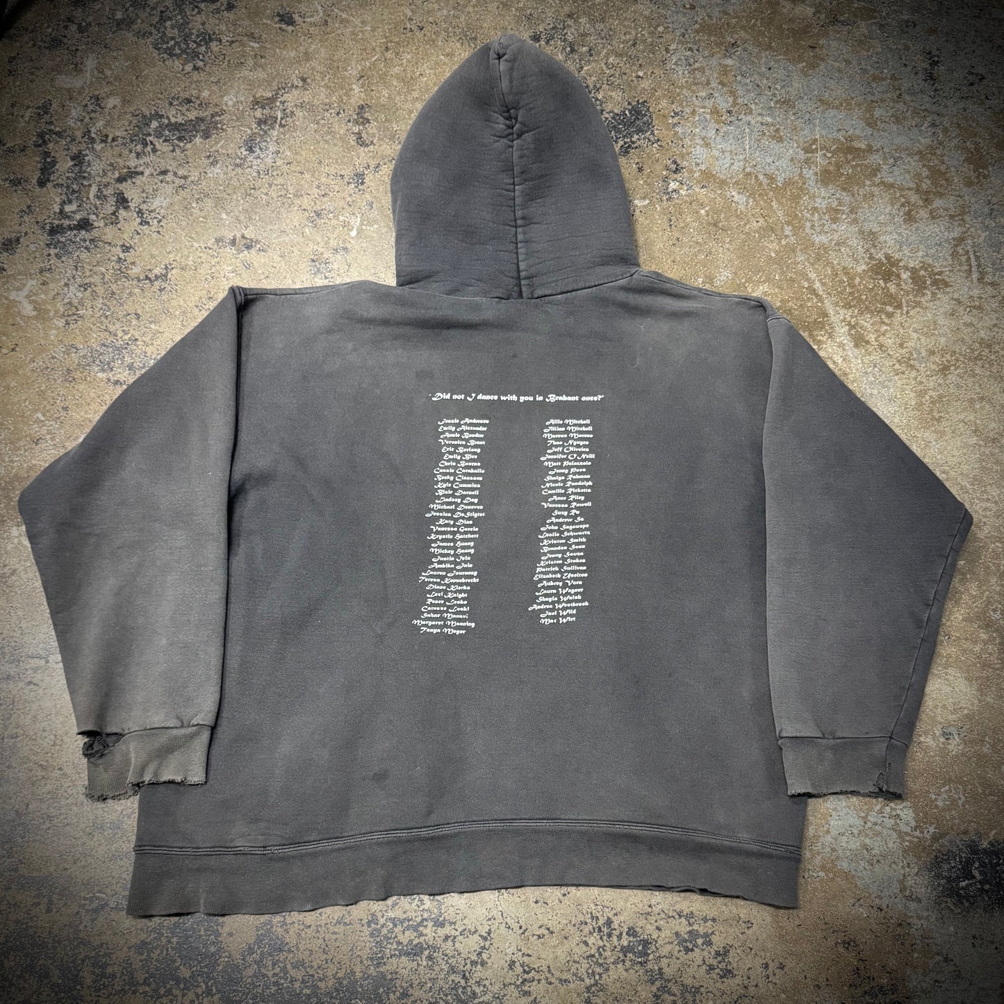 Vintage 00s Shakespeare’s Women Thrashed Faded Black Hoodie