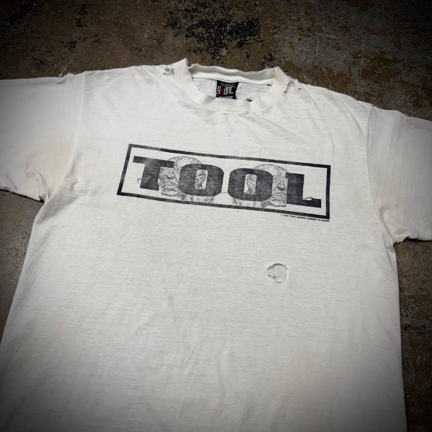 Vintage 90s TOOL Medicine Twins Thrashed and Faded Band Tee