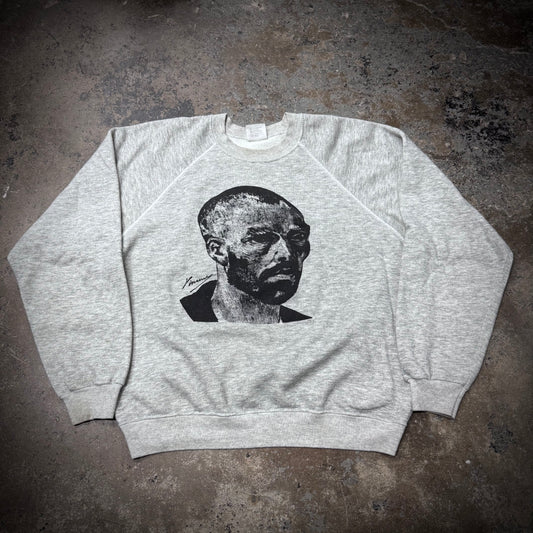 Vintage Vincent Van Gogh Portrait Raglan Crewneck Sweatshirt