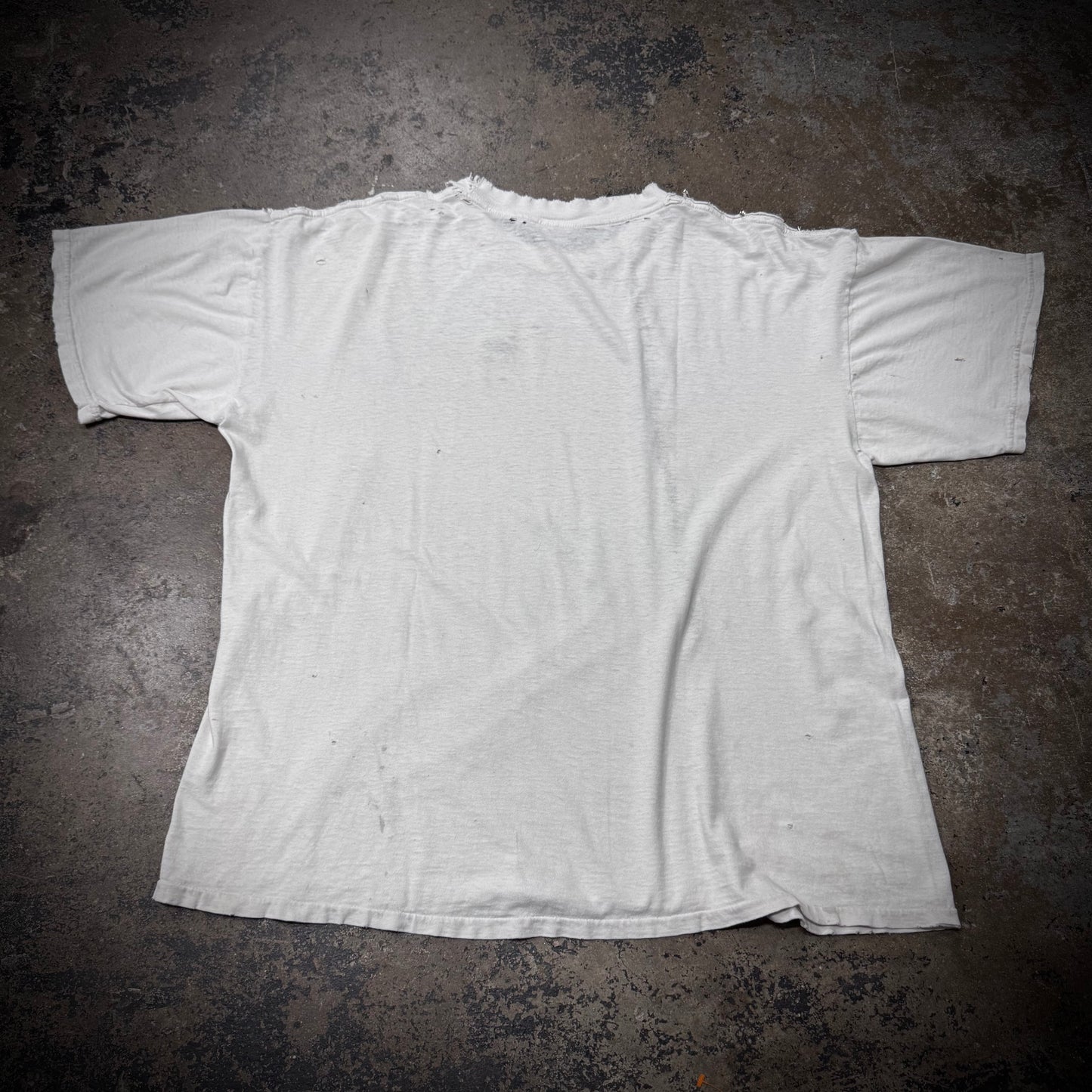 Vintage 90s Speed Race NASCAR Safety Pin Repaired T-Shirt