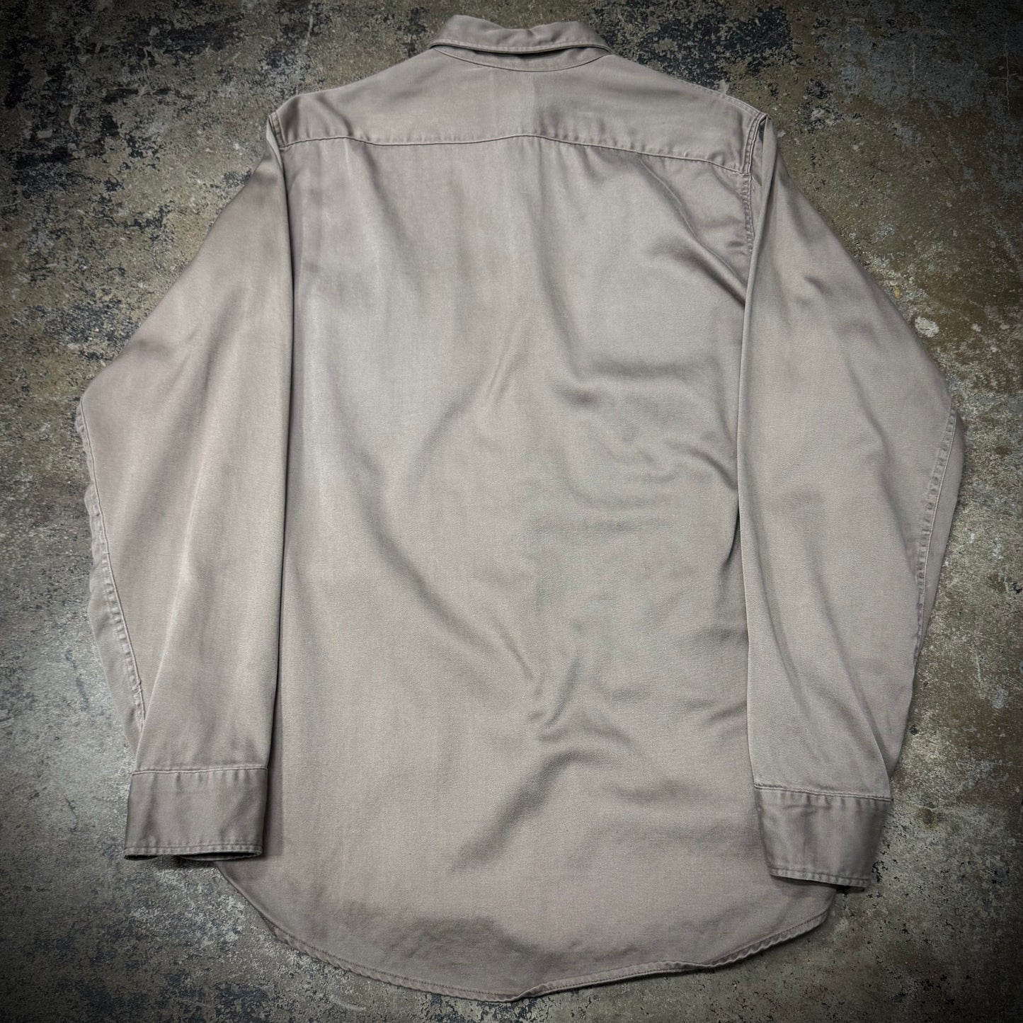 True Vintage 50s Penneys Big Mac Sateen/Moleskin Repaired Work Shirt