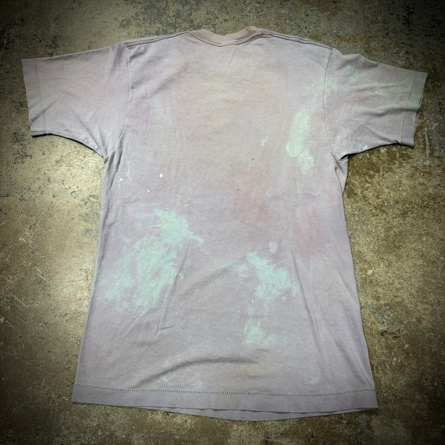 Vintage 80s/90s Bleach Stained Distressed Blank Tee
