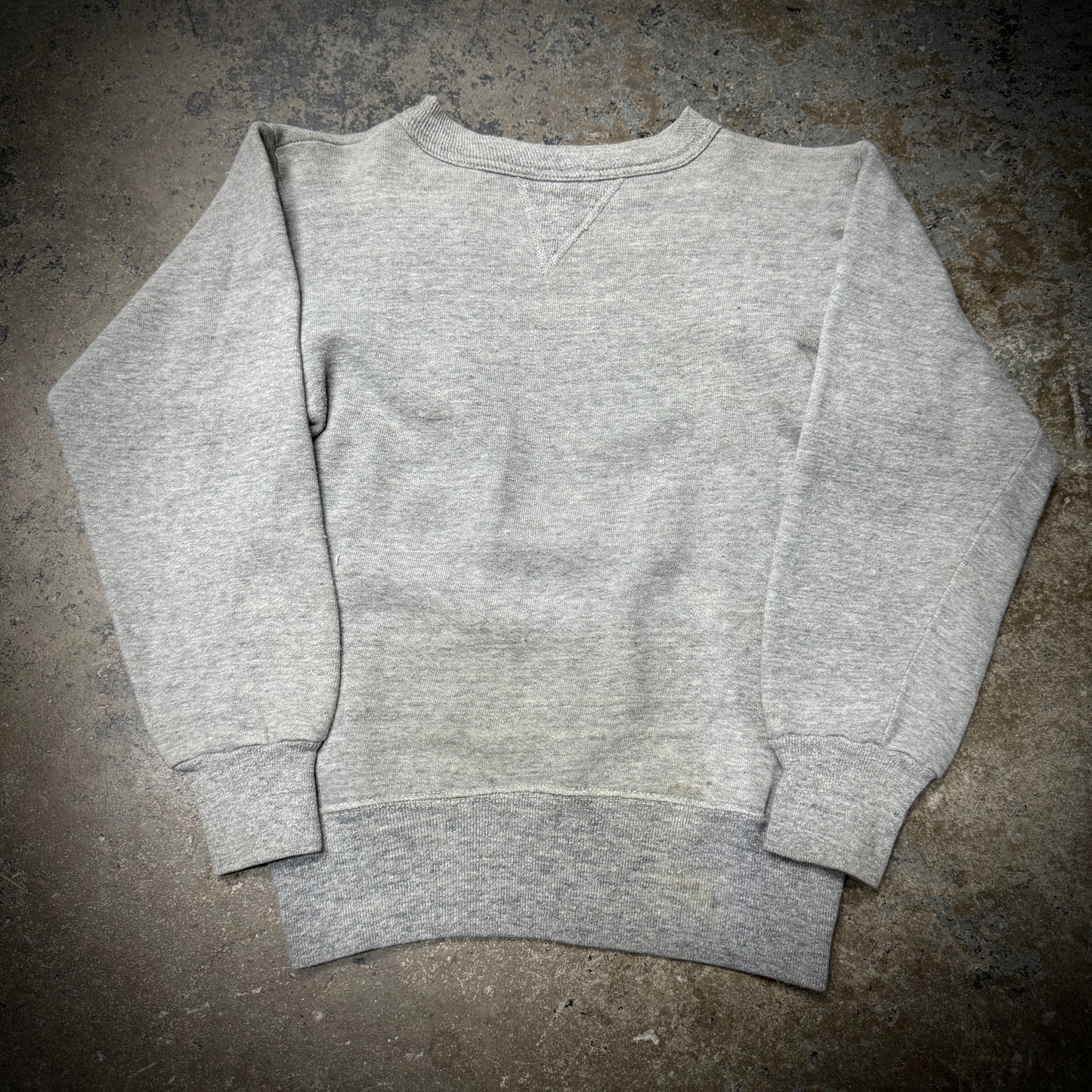 Vintage 1950s Single V Cotton Crewneck Sweatshirt