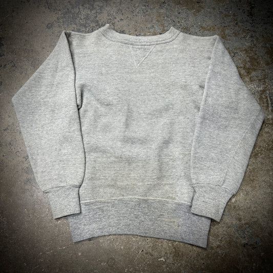 Vintage 1950s Single V Cotton Crewneck Sweatshirt
