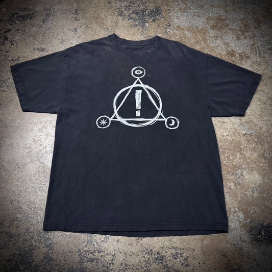 Vintage 00s Panic at the Disco Faded Black Band Tee