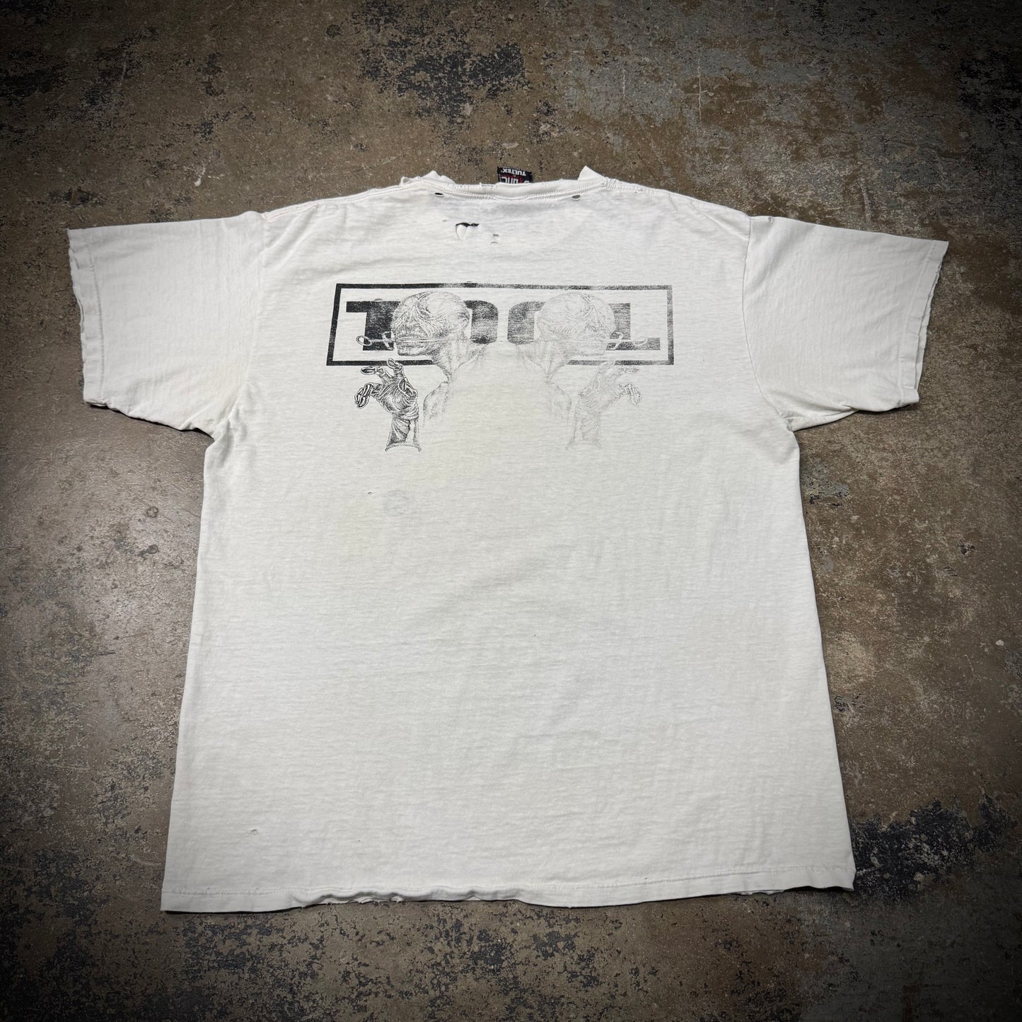 Vintage 90s TOOL Medicine Twins Thrashed and Faded Band Tee