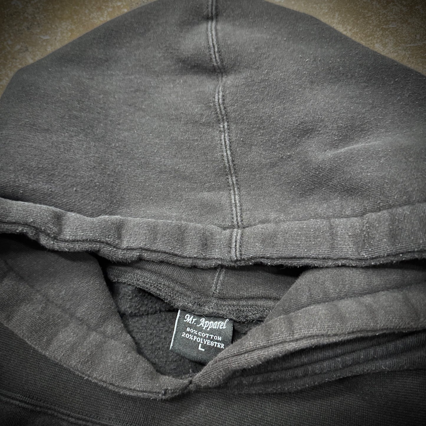 Vintage 00s West Coast Choppers WCC Flaming Dice Faded Black Hoodie