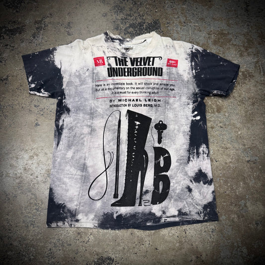 Vintage 90s Distressed & Repaired Velvet Underground Mosquitohead Band Tee