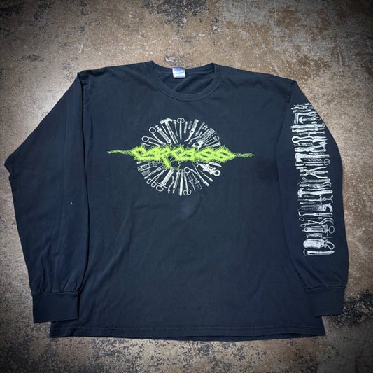 Vintage Carcass Tools of the Trade Long Sleeve Metal Band T-Shirt
