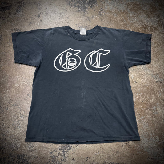 Vintage 2002 Good Charolette Distressed Faded Black Band Tee