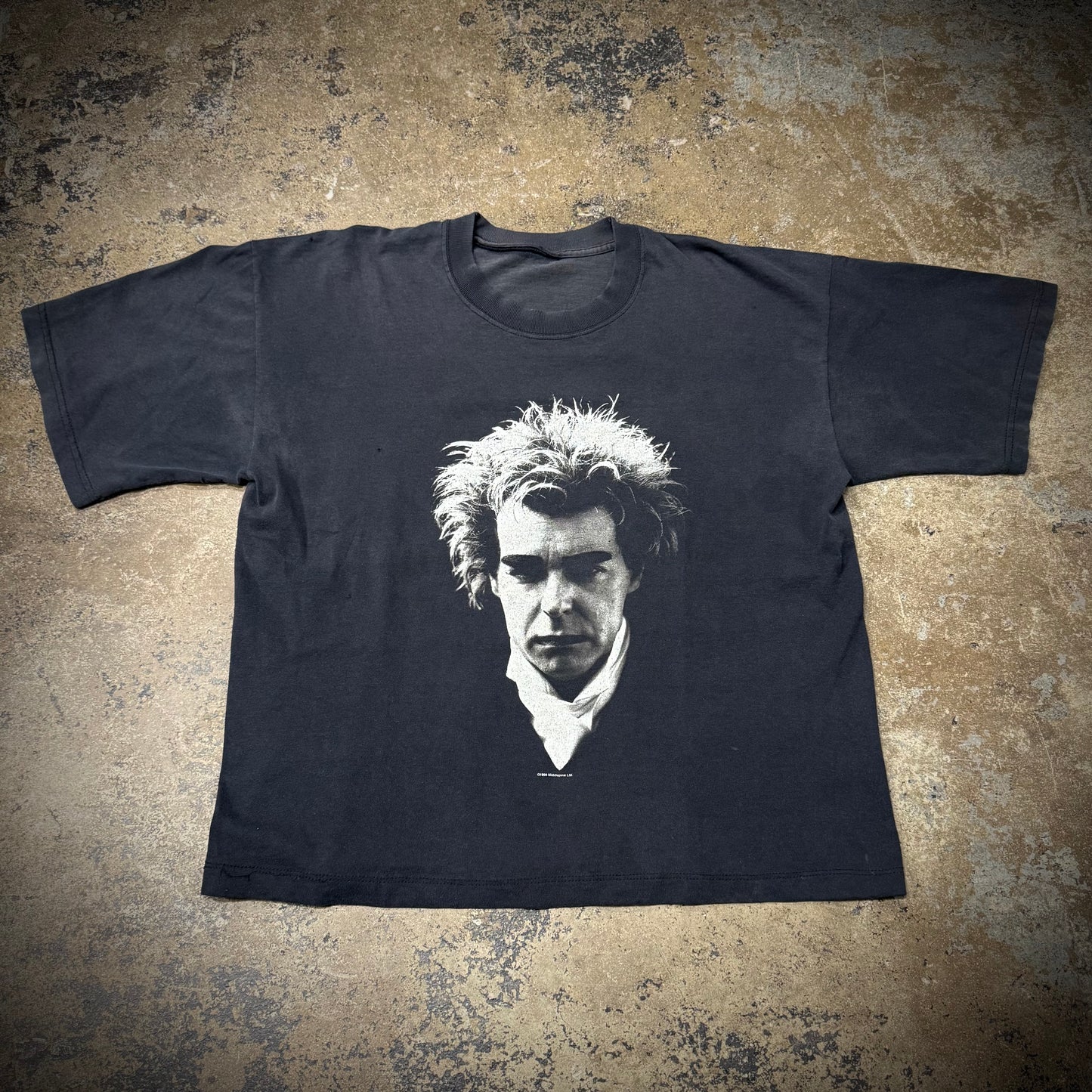 Vintage 2000 Pet Shop Boys Faded Black Band Tee