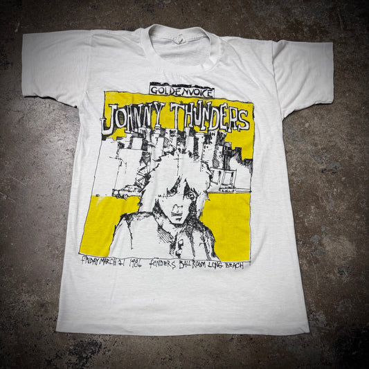 Vintage 1986 Johnny Thunders Goldenvoice Band Tee
